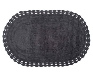 Πατάκι Oval (70cm x 140cm) σκούρο γκρι