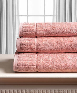 Βαμβακερή πετσέτα Μελωδία 600gsm (75cm x 150cm) dusty rose Βαμβακερή πετσέτα Μελωδία 600gsm (75cm x 150cm) dusty rose