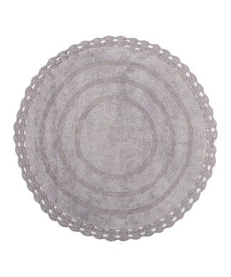 Πατάκι στρογγυλό (70cm) γκρί