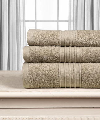 Βαμβακερή πετσέτα Opal 500gsm (75cm x 150cm) light brown Βαμβακερή πετσέτα Opal 500gsm (75cm x 150cm) light brown