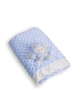 Βεβέ κουβερτάκι WL502W (100cm x 140cm) σιέλ Βεβέ κουβερτάκι WL502W (100cm x 140cm) σιέλ