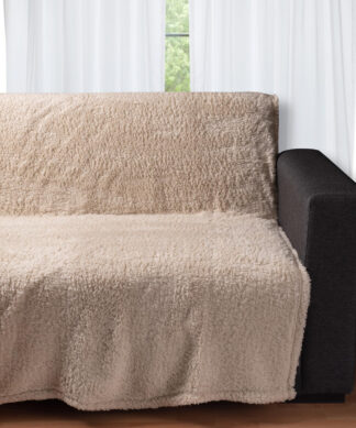 Διακοσμητικό fleece ριχτάρι 032A (150cm x 200cm) beige Διακοσμητικό fleece ριχτάρι 032A (150cm x 200cm) beige