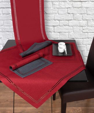 Τραβέρσα (40cm x 120cm) bg18 κόκκινη/ανθρακί