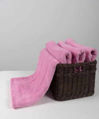 Κουβέρτα coral fleece (170cm x 220cm) ρόζ