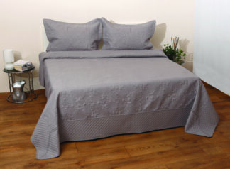 Σετ Κουβερτώριο Υπέρδιπλο 220x240 Olivia Grey Σετ Κουβερτώριο Υπέρδιπλο 220x240 Olivia Grey