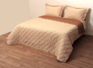 Κουβερτώριο Δίχρωμο Μονό 160x240 Microfiber Μπεζ/Καφέ Κουβερτώριο Δίχρωμο Μονό 160x240 Microfiber Μπεζ/Καφέ