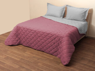 Κουβερτώριο Δίχρωμο Υπέρδιπλο 220x240 Microfiber Φούξια/Γκρι Κουβερτώριο Δίχρωμο Υπέρδιπλο 220x240 Microfiber Φούξια/Γκρι