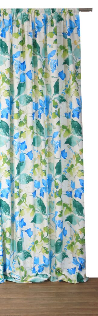 Κουρτίνα με Τρέσα 140x270 Liv 2 Blue Κουρτίνα με Τρέσα 140x270 Liv 2 Blue