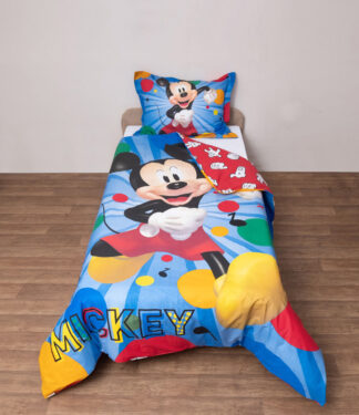 Σετ Παπλωματοθήκη 2 Όψεων Μονή 160x200 Mickey 51