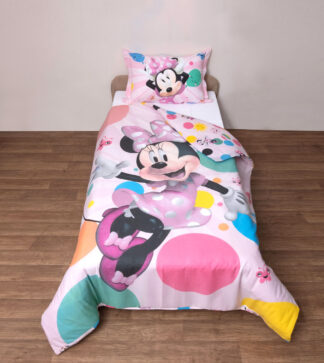 Σετ Παπλωματοθήκη 2 Όψεων Μονή 160x200 Minnie 51