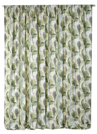 Κουρτίνα με Τρέσα 140x270 Aquarella 4 Green Κουρτίνα με Τρέσα 140x270 Aquarella 4 Green