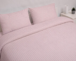 Σετ Σεντόνια Υπέρδιπλα Με Λάστιχο 160x200+25 Polycotton Σατέν ριγέ 850 Ροζ Σετ Σεντόνια Υπέρδιπλα Με Λάστιχο 160x200+25 Polycotton Σατέν ριγέ 850 Ροζ