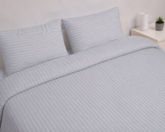 Παπλωματοθήκη Υπέρδιπλη 220x240 Polycotton Σατέν ριγέ 850 Γκρι Παπλωματοθήκη Υπέρδιπλη 220x240 Polycotton Σατέν ριγέ 850 Γκρι