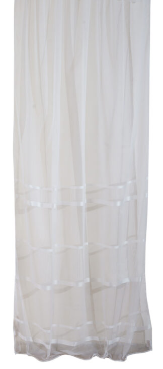 Κουρτίνα με Τρέσα 140x270 Cuba 2 White Κουρτίνα με Τρέσα 140x270 Cuba 2 White