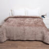 Κουβερτώριο Velvet Ημίδιπλο 160×220 Verona Μπεζ