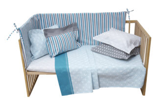 Σεντόνι Λίκνου 80x100 Baby Mix & Match 33 Πετρόλ Σεντόνι Λίκνου 80x100 Baby Mix & Match 33 Πετρόλ