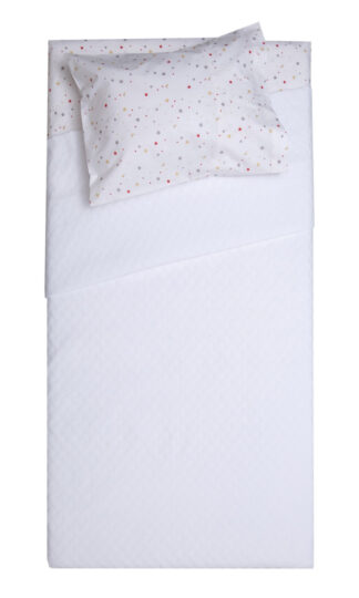 Κουβέρτα Polycotton Αγκαλιάς 80x115 Δήλος Λευκό Κουβέρτα Polycotton Αγκαλιάς 80x115 Δήλος Λευκό