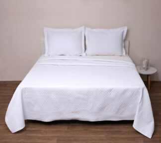 Κουβέρτα Polycotton Ημίδιπλη 170x260 Δήλος Λευκό Κουβέρτα Polycotton Ημίδιπλη 170x260 Δήλος Λευκό
