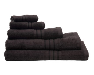 Σετ 3 Τεμ Πετσέτες 30x50, 50x100, 70x140 Elite Μαύρο