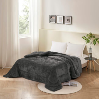 Κουβερτοπάπλωμα Ημίδιπλο 160x220 Vienna Anthracite Κουβερτοπάπλωμα Ημίδιπλο 160x220 Vienna Anthracite