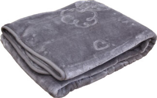 Κουβέρτα Αγκαλιάς 80x110 Βελουτέ Bear 3 Grey Κουβέρτα Αγκαλιάς 80x110 Βελουτέ Bear 3 Grey