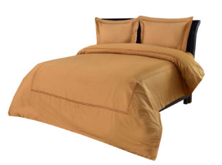Σετ Σεντόνια Υπέρδιπλα 240x270 Satin Embroidered Classico 2-Cinammon Σετ Σεντόνια Υπέρδιπλα 240x270 Satin Embroidered Classico 2-Cinammon