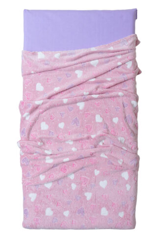 Κουβέρτα Φωσφοριζέ Flannel Fleece Αγκαλιάς 75x90 Χάρτ Κουβέρτα Φωσφοριζέ Flannel Fleece Αγκαλιάς 75x90 Χάρτ