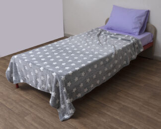 Κουβέρτα Flannel Fleece Κούνιας 100×150 Άστρον Γκρι Κουβέρτα Flannel Fleece Κούνιας 100×150 Άστρον Γκρι