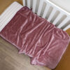 Κουβέρτα Βελουτέ Κούνιας 110×140 2 Blush Pink Κουβέρτα Βελουτέ Κούνιας 110×140 2 Blush Pink