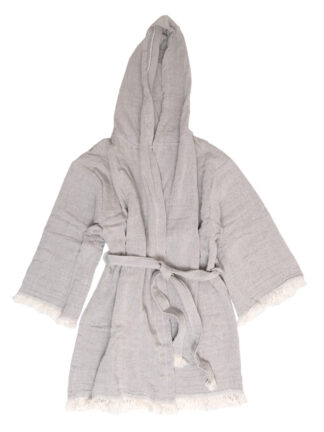 Μπουρνούζι Μουσελίνα Small/Medium Adelina 2 Grey