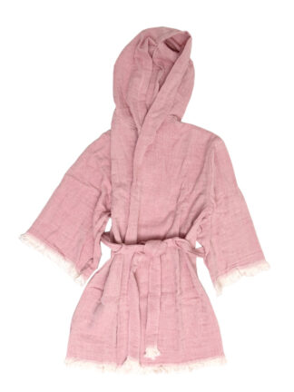 Μπουρνούζι Μουσελίνα Small/Medium Adelina 3 Blush Pink