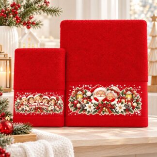 Χριστουγεννιάτικες Πετσέτες (Σετ 2 τεμ.) Teddy Christmas