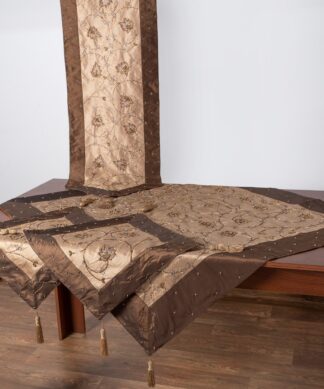 Σετ 4 τεμαχίων (100cm x 100cm, 40cm x 130cm, 2x40cm x 40cm) Ήρα Καφέ Σετ 4 τεμαχίων (100cm x 100cm, 40cm x 130cm, 2x40cm x 40cm) Ήρα Καφέ