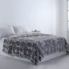 Flannel Κουβέρτα 2502 (220cm x 240cm) Γκρι