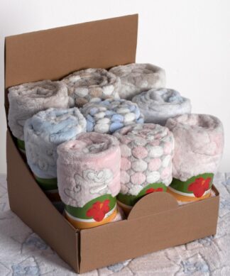 Bebe fleece (9x75cm x 100cm) κουτί 9 τεμαχίων Bebe fleece (9x75cm x 100cm) κουτί 9 τεμαχίων