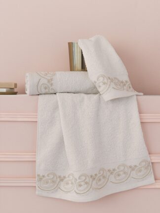 Σετ Πετσέτες Towels Collection Maira Κρεμ Σετ Πετσέτες Towels Collection Maira Κρεμ