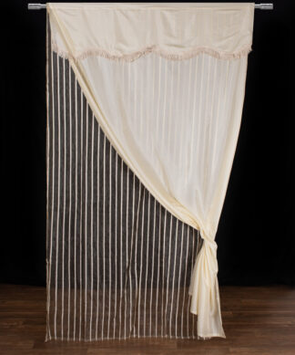 Κουρτίνα maria (150cm x 280cm) με τούνελ ivory Κουρτίνα maria (150cm x 280cm) με τούνελ ivory