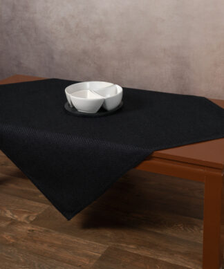 Τραπεζοκαρέ 9925 (135cm x 135cm) μαύρο Τραπεζοκαρέ 9925 (135cm x 135cm) μαύρο