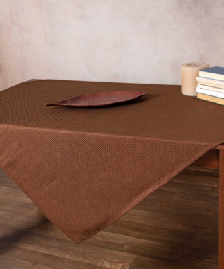 Τραπεζοκαρέ Nelly (135cm x 135cm) καφέ Τραπεζοκαρέ Nelly (135cm x 135cm) καφέ