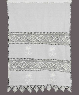 Κουρτίνα NT1-2 (160cm x 160cm) λευκό με τούνελ Κουρτίνα NT1-2 (160cm x 160cm) λευκό με τούνελ