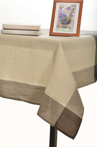 Τραπεζομάντηλα nx031 (135cm x 135cm) γκρί καφέ γωνία Τραπεζομάντηλα nx031 (135cm x 135cm) γκρί καφέ γωνία