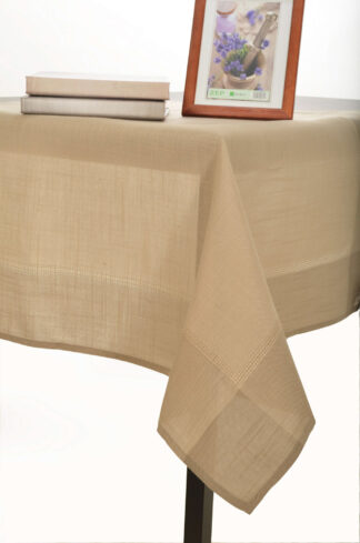 Τραπεζομάντηλα nx031 (160cm x 220cm) μόκα Τραπεζομάντηλα nx031 (160cm x 220cm) μόκα