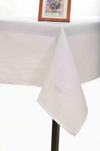 Τραπεζομάντηλα nx031 (160cm x 300cm) λευκό Τραπεζομάντηλα nx031 (160cm x 300cm) λευκό