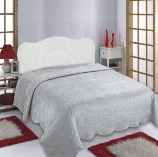 Κουβέρτα βελούδο με sherpa NX2211 (220cm x 240cm) light grey Κουβέρτα βελούδο με sherpa NX2211 (220cm x 240cm) light grey