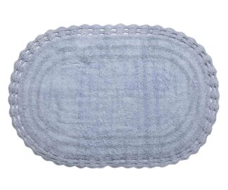 Πατάκι oval (100cm x 160cm) σιέλ Πατάκι oval (100cm x 160cm) σιέλ