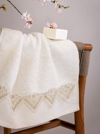 Σετ Πετσέτες Towels Collection Pente Κρεμ