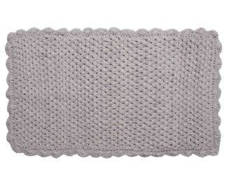 Πατάκια πλεκτό (60cm x 100cm) γκρί Πατάκια πλεκτό (60cm x 100cm) γκρί