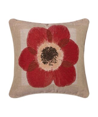 Μαξιλαροθήκη (45cm x 45cm) σενίλ λουλούδι4 Μαξιλαροθήκη (45cm x 45cm) σενίλ λουλούδι4
