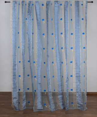 Κουρτίνα sl119 (280cm x 300cm) με τρέσα μπλέ Κουρτίνα sl119 (280cm x 300cm) με τρέσα μπλέ