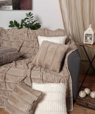 Μαξιλαροθήκη stripe (45cm x 45cm) μπέζ Μαξιλαροθήκη stripe (45cm x 45cm) μπέζ